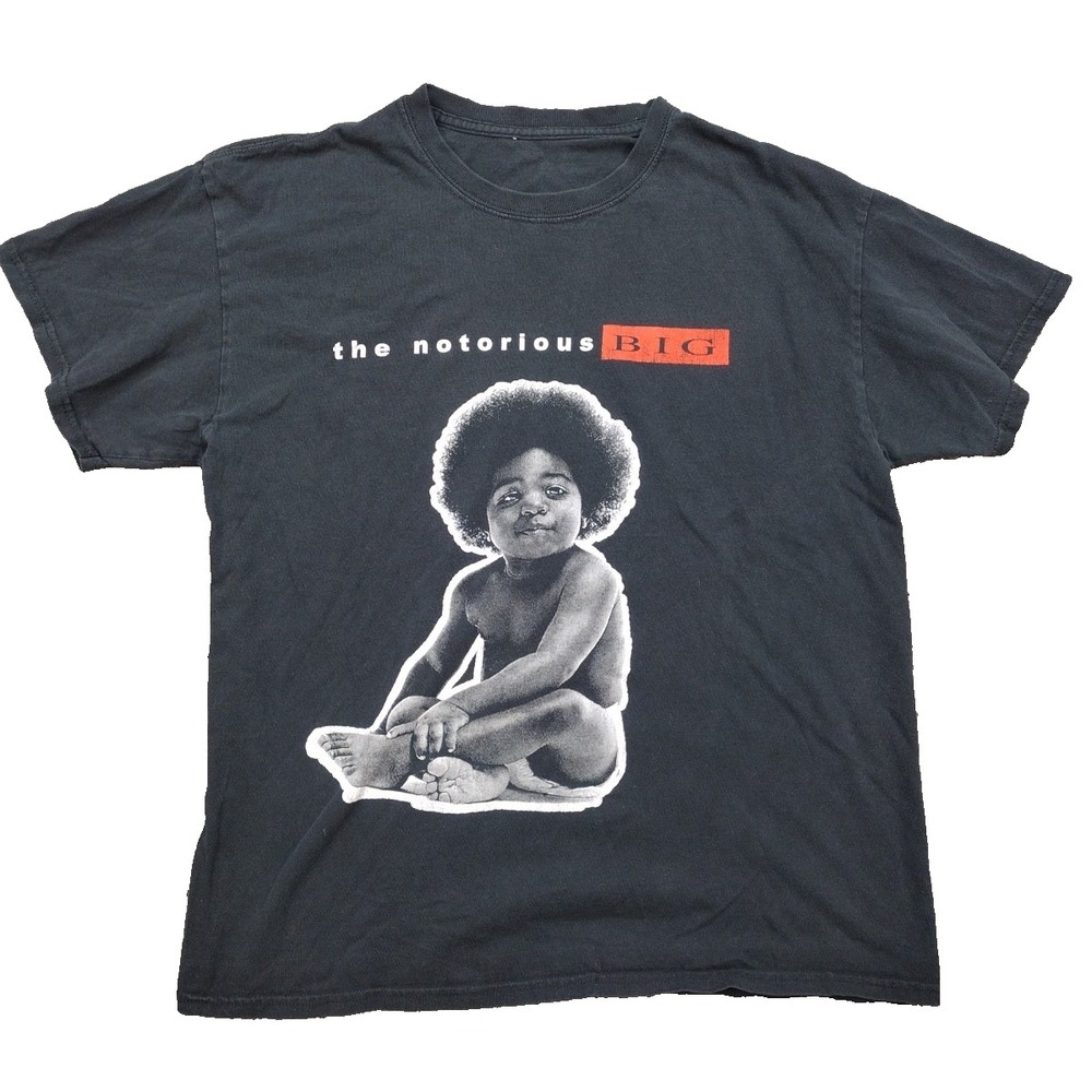 THE NOTORIOUS B.I.G. Black T-Shirt Men's READY TO DIE